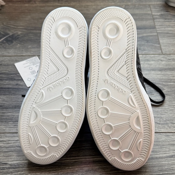 Adidas Black and White Patterned High-Tops - Picture 4 of 5